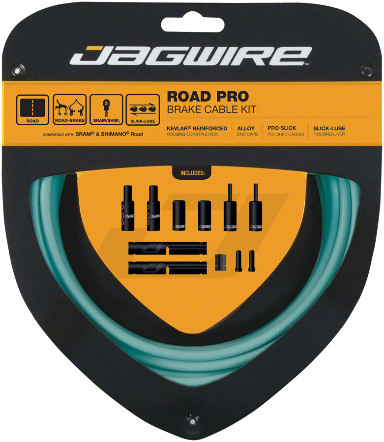 Jagwire Pro Brake Cable Kit Road SRAM/Shimano Bianchi Celeste-Goodwynn'sGoodwynn's