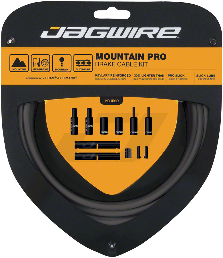 Jagwire Pro Brake Cable Kit Mountain SRAM/Shimano Ice Gray-Goodwynn'sGoodwynn's