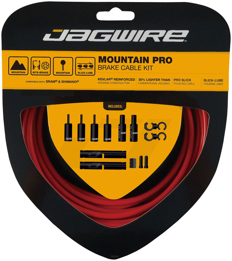 Jagwire Pro Brake Cable Kit Mountain SRAM/Shimano Red-Goodwynn'sGoodwynn's