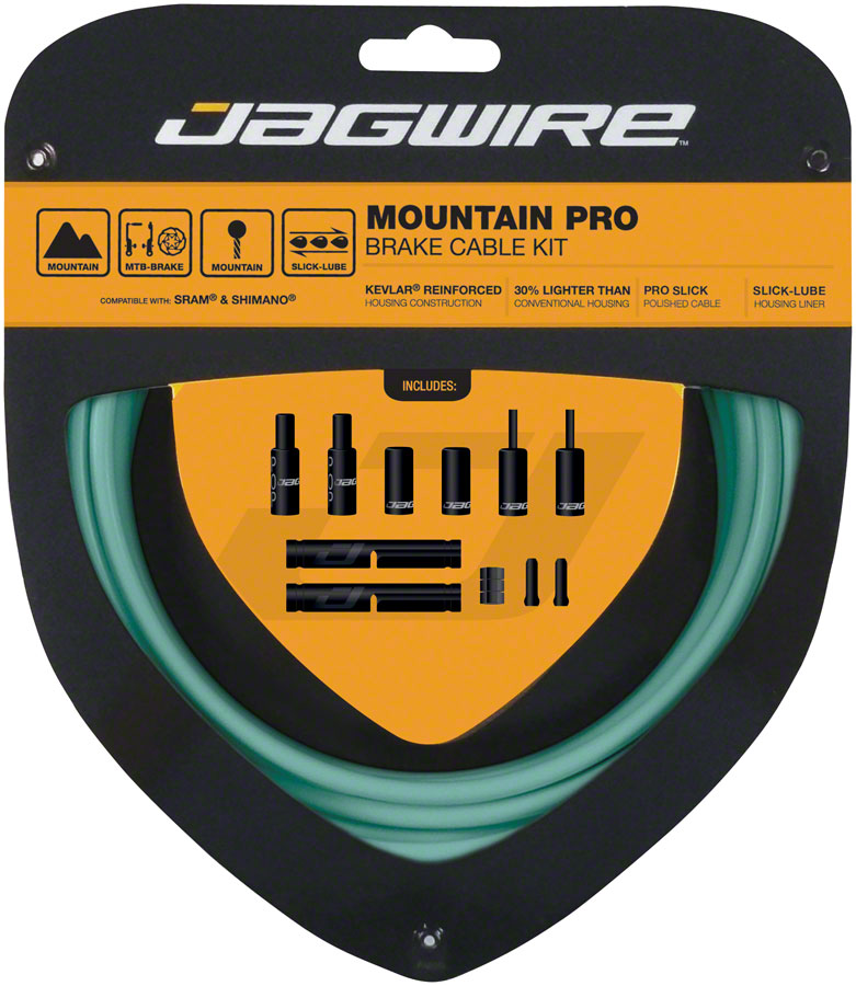 Jagwire Pro Brake Cable Kit Mountain SRAM/Shimano Bianchi Celeste-Goodwynn'sGoodwynn's