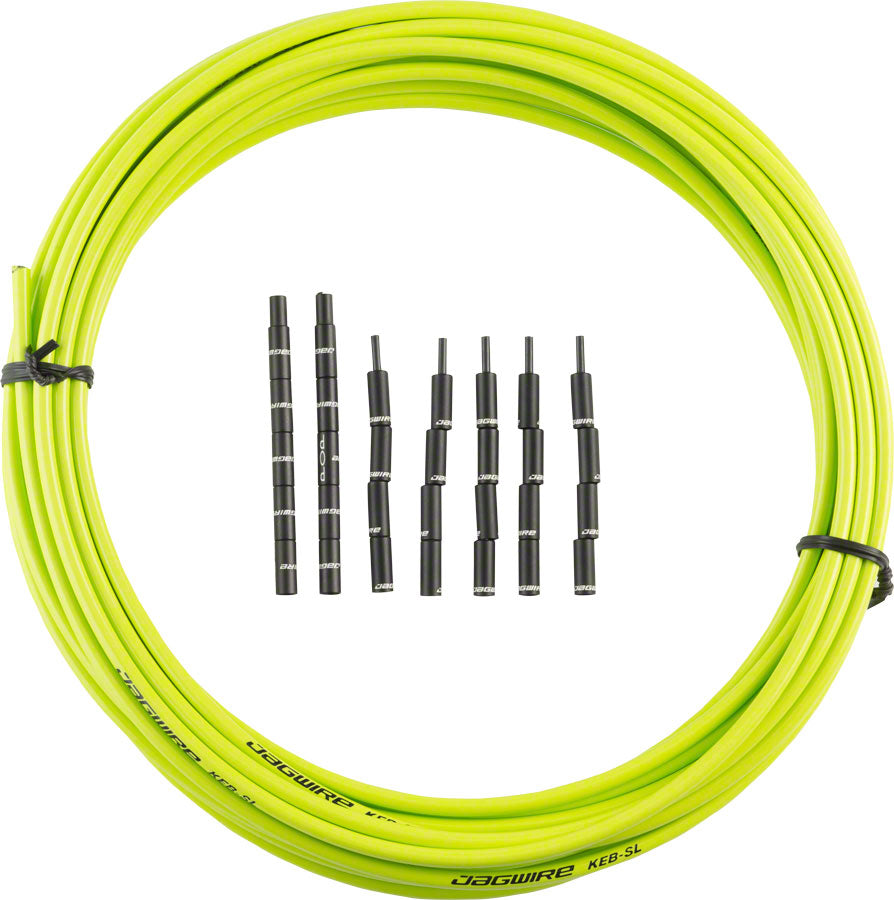 Jagwire 5mm Pro Compressionless Brake Housing Slick-Lube Liner 10M Roll Organic Green-Goodwynn'sGoodwynn's