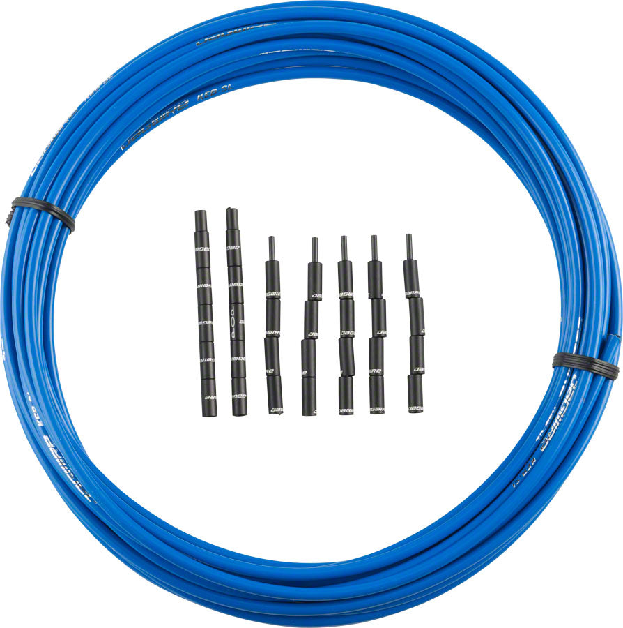 Jagwire 5mm Pro Compressionless Brake Housing Slick-Lube Liner 10M Roll SID Blue-Goodwynn'sGoodwynn's
