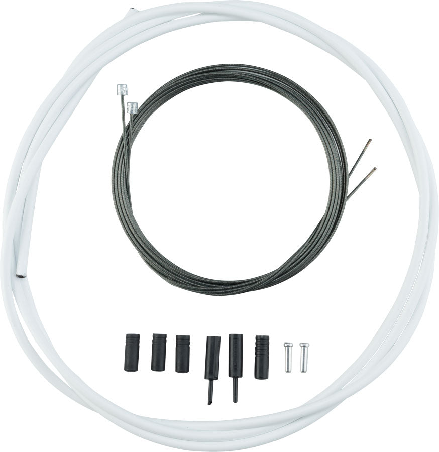 Shimano Road Optislick Derailleur Cable and Housing Set White-Goodwynn'sGoodwynn's