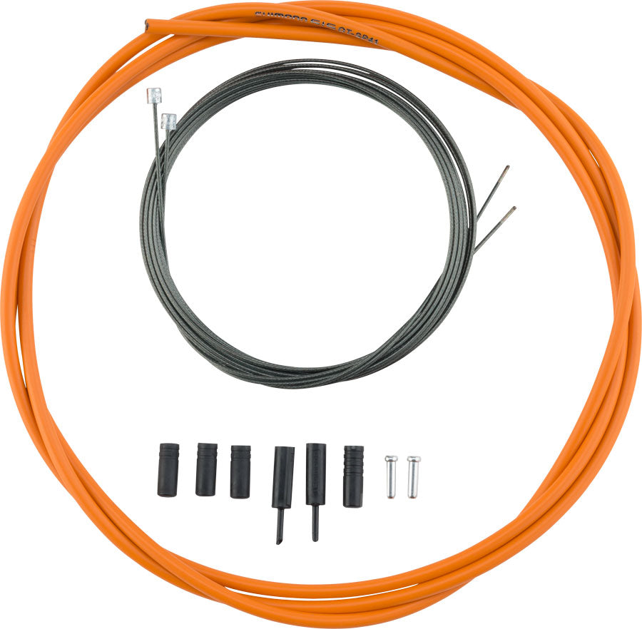Shimano Road Optislick Derailleur Cable and Housing Set Orange-Goodwynn'sGoodwynn's