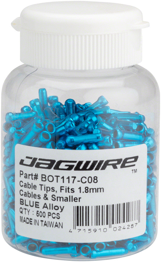 Jagwire 1.8mm Cable End Crimps Blue Bottle/500-Goodwynn'sGoodwynn's