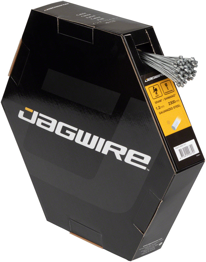 Jagwire Basics Shift Cable - 1.2 x 2300mm Galvanized Steel For SRAM/Shimano Box of 100-Goodwynn'sGoodwynn's