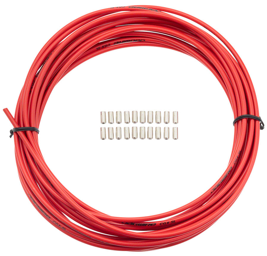 Jagwire 5mm Sport Brake Housing with Slick-Lube Liner 10M Roll Red-Goodwynn'sGoodwynn's