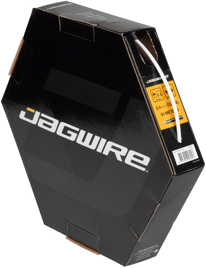 Jagwire 5mm Sport Brake Housing with Slick-Lube Liner 50M File Box White-Goodwynn'sGoodwynn's