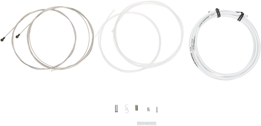 Jagwire Road Elite Sealed Brake Cable Kit - SRAM/Shimano Ultra-Slick Uncoated Cables White-Goodwynn'sGoodwynn's
