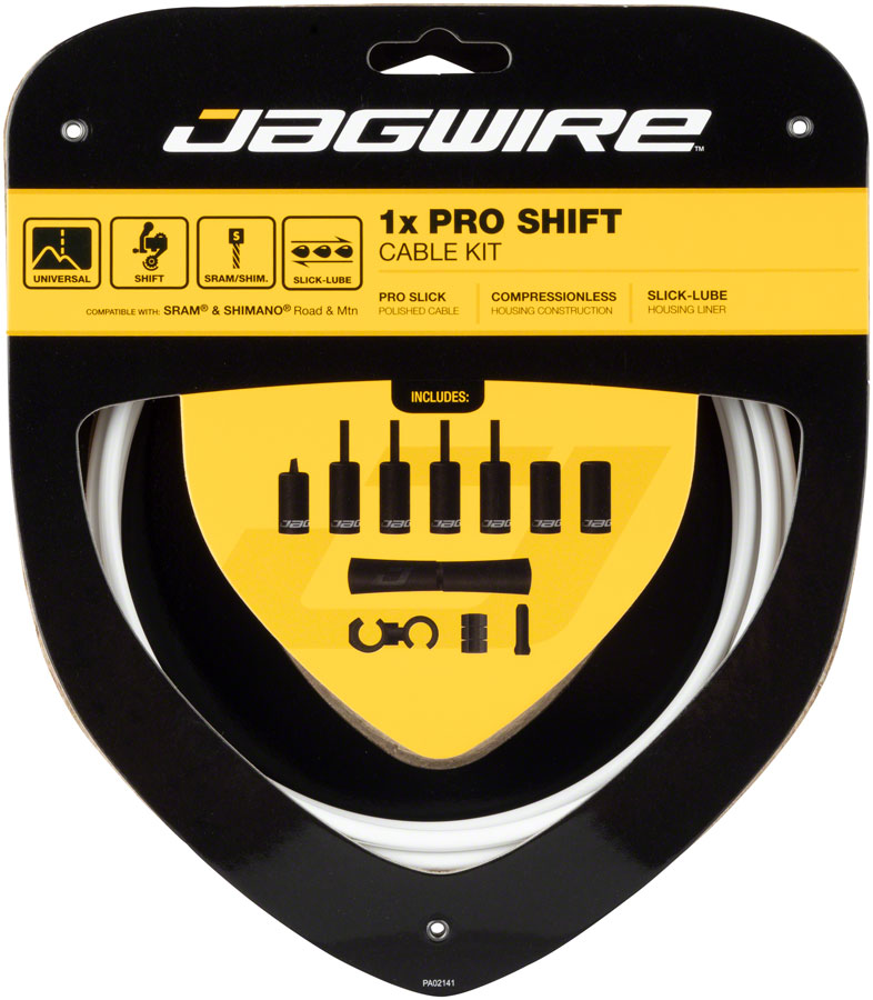 Jagwire 1x Pro Shift Kit Road/Mountain SRAM/Shimano White-Goodwynn'sGoodwynn's