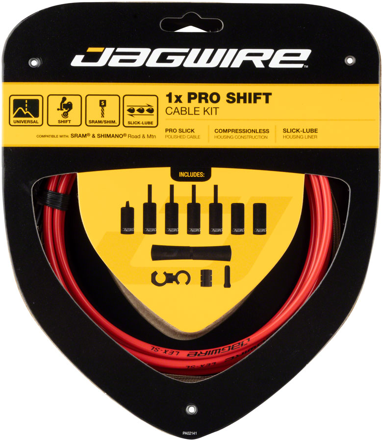 Jagwire 1x Pro Shift Kit Road/Mountain SRAM/Shimano Red-Goodwynn'sGoodwynn's