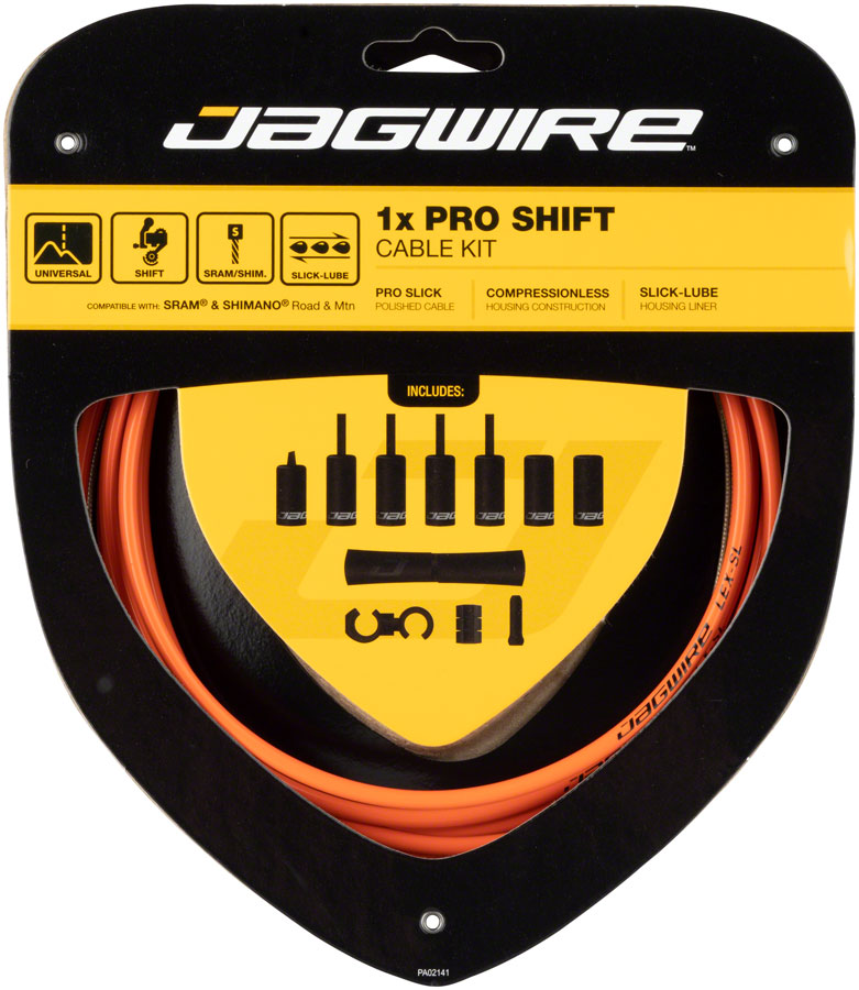 Jagwire 1x Pro Shift Kit Road/Mountain SRAM/Shimano Orange-Goodwynn'sGoodwynn's