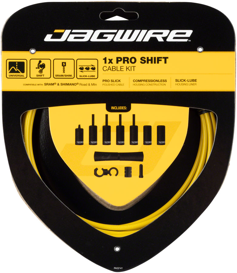 Jagwire 1x Pro Shift Kit Road/Mountain SRAM/Shimano Yellow-Goodwynn'sGoodwynn's