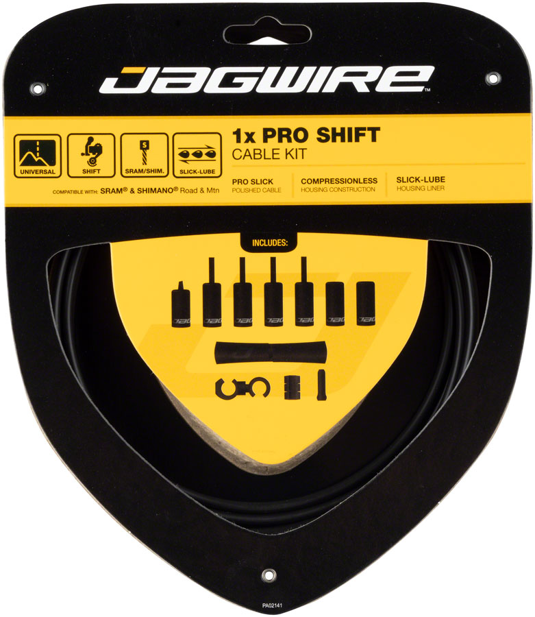 Jagwire 1x Pro Shift Kit Road/Mountain SRAM/Shimano Stealth Black-Goodwynn'sGoodwynn's