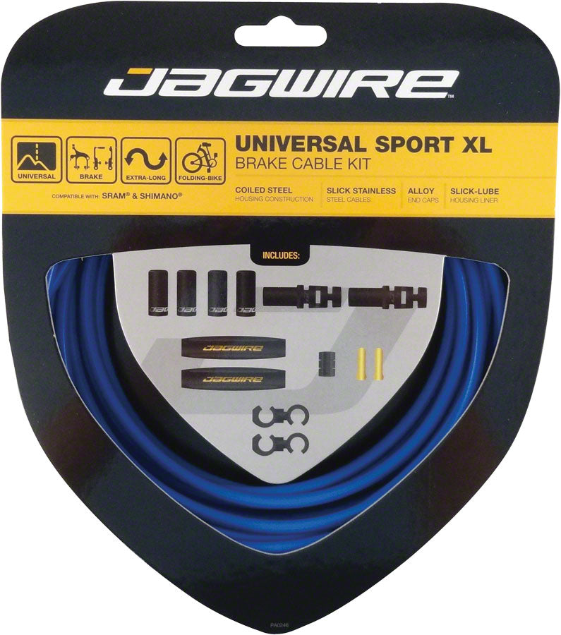 Jagwire Universal Sport Brake XL Kit Blue-Goodwynn'sGoodwynn's