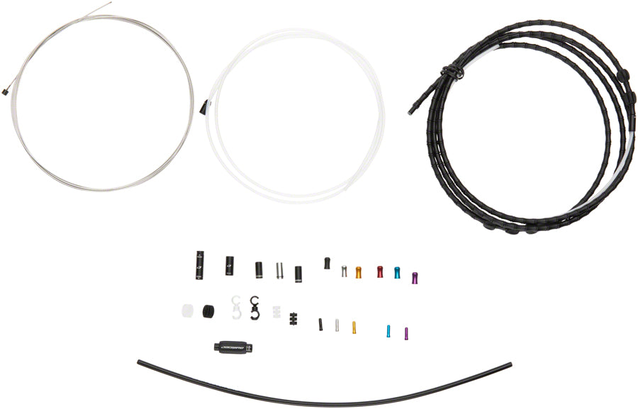 Jagwire 1x Elite Link Shift Cable Kit SRAM/Shimano Polished Ultra-Slick Cable BLK-Goodwynn'sGoodwynn's