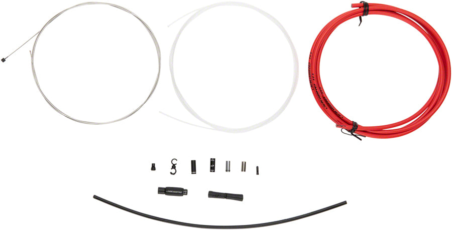 Jagwire 1x Elite Sealed Shift Cable Kit - SRAM/Shimano Polished Ultra-Slick Cables Red-Goodwynn'sGoodwynn's