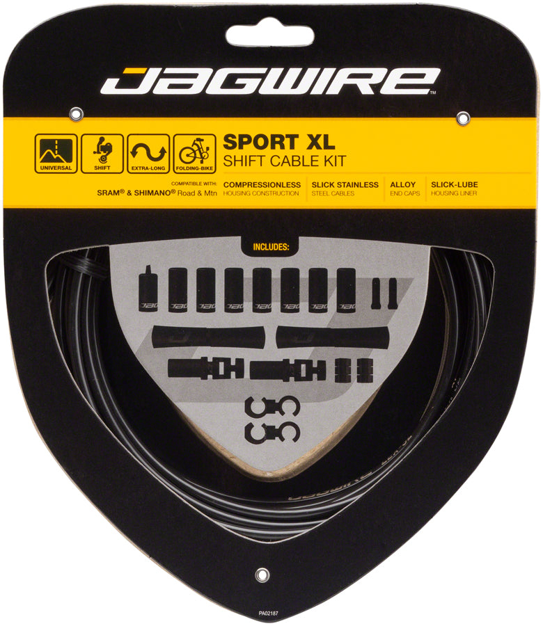 Jagwire Sport XL Shift Cable Kit SRAM/Shimano Black-Goodwynn'sGoodwynn's