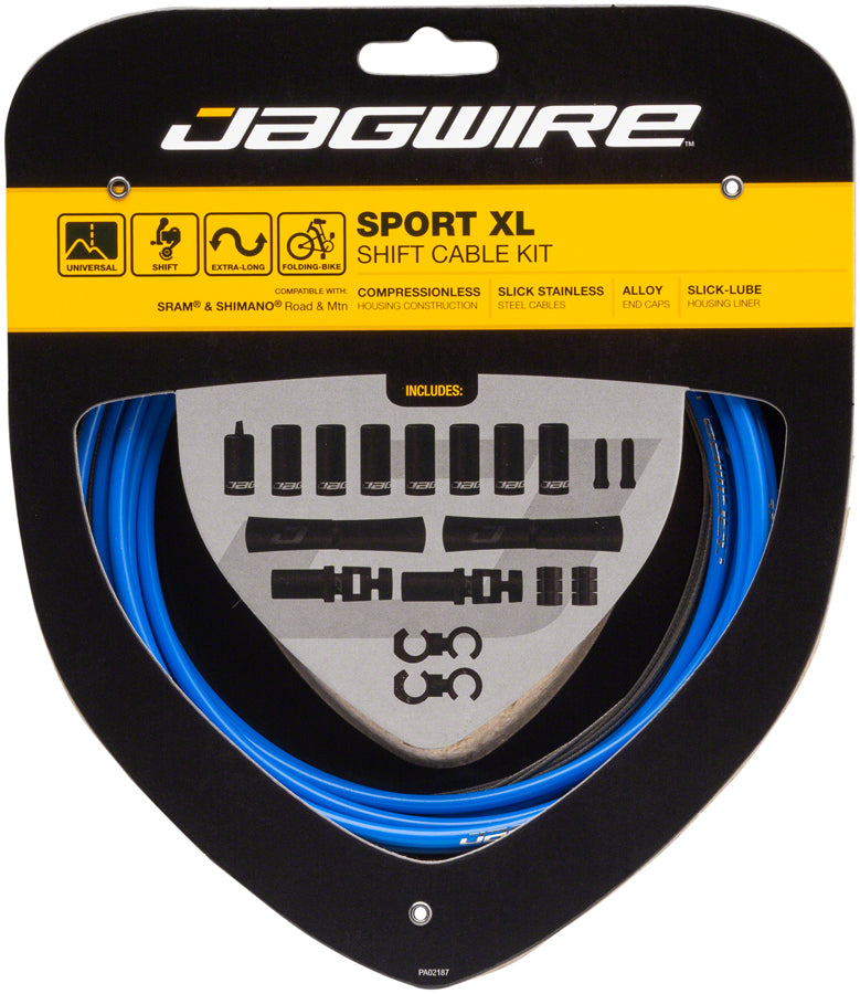 Jagwire Sport XL Shift Cable Kit SRAM/Shimano Blue-Goodwynn'sGoodwynn's