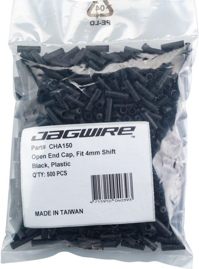 Jagwire 4mm Open Nylon End Caps Refill Bag of 500 Black-Goodwynn'sGoodwynn's