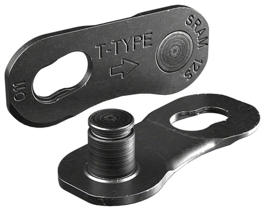SRAM Eagle T-Type PowerLock Flattop Connector Link - 12-Speed For Eagle T-Type Flattop Chain Only PVD Coated BLK 4 Pack-Goodwynn's
