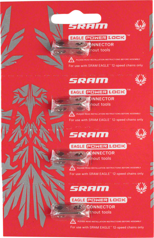 SRAM Eagle PowerLock Link for 12-Speed Chain Silver Card/4-Goodwynn's