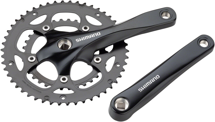 Shimano Claris FC-RS200 Crankset - 170mm 8-Speed 50/34t 110 BCD Square Taper JIS Spindle Interface BLK-Goodwynn'sGoodwynn's