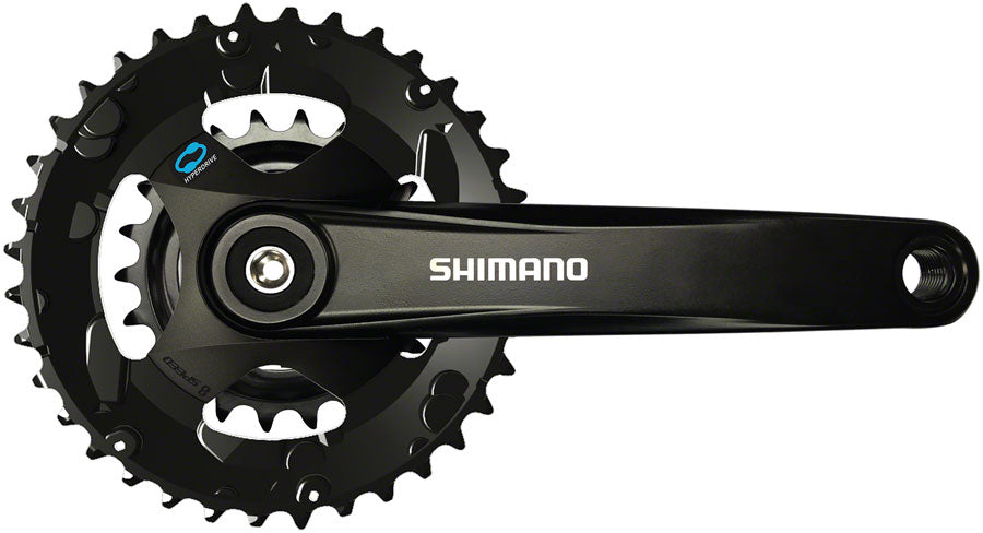 Shimano FC-M315-B2 Crankset - 170mm 7/8-Speed Riveted JIS Square Taper Spindle Interface 51.8mm Chainline BLK-Goodwynn'sGoodwynn's