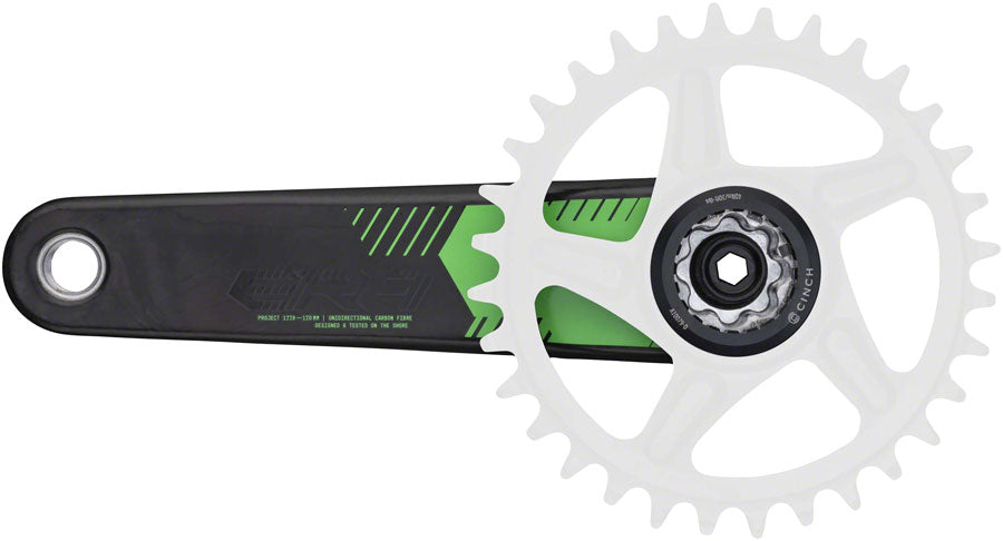 RaceFace ERA Crankset - 170mm Direct Mount 136mm Spindle CINCH Interface Carbon Green-Goodwynn'sGoodwynn's