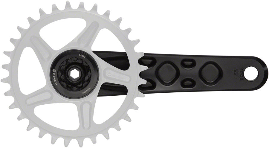 RaceFace Turbine Crankset - 170mm Direct Mount 143mm Spindle CINCH Interface 7050 Aluminum BLK-Goodwynn'sGoodwynn's