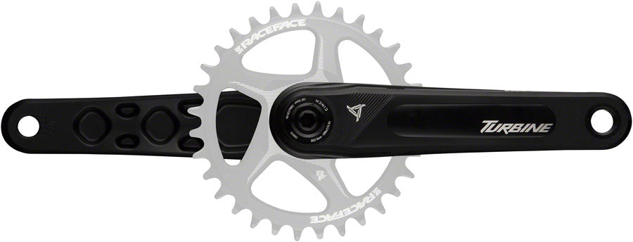 RaceFace Turbine Crankset - 175mm Direct Mount 143mm Spindle CINCH Interface 7050 Aluminum BLK-Goodwynn'sGoodwynn's