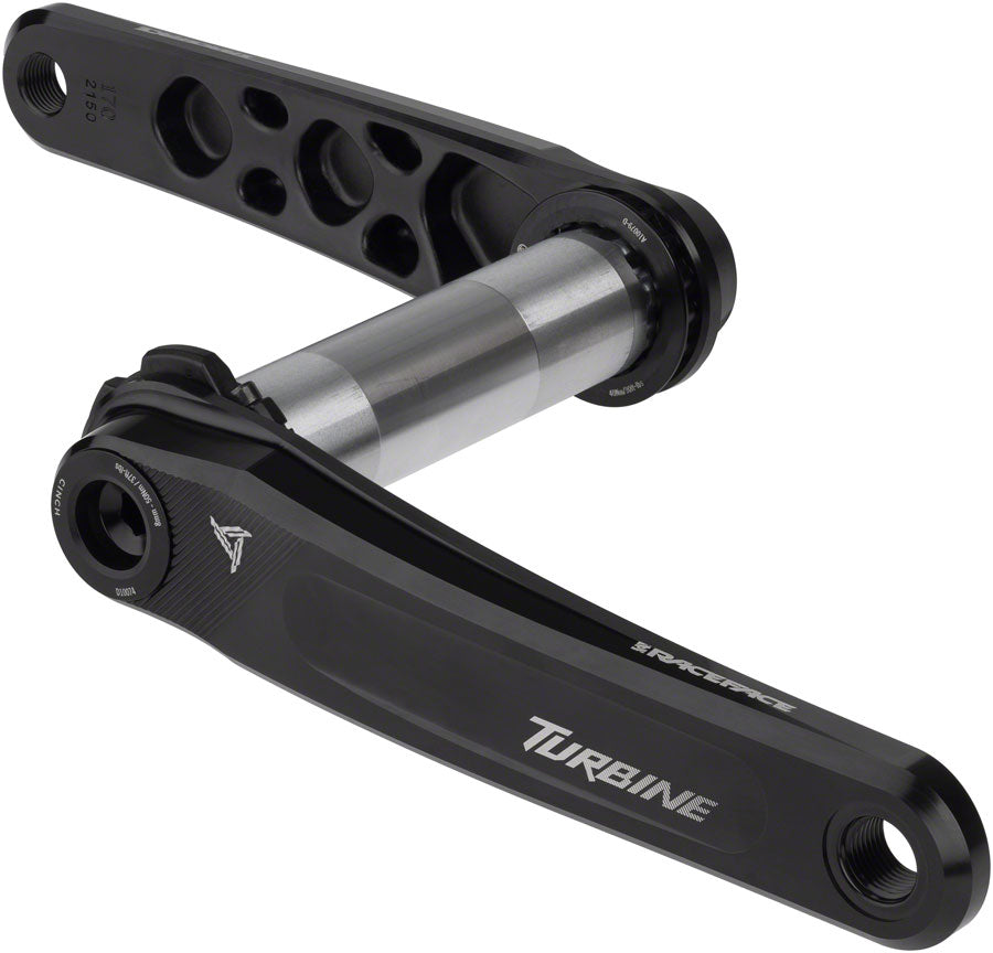 RaceFace Turbine Crankset - 165mm Direct Mount 143mm Spindle CINCH Interface 7050 Aluminum BLK-Goodwynn'sGoodwynn's
