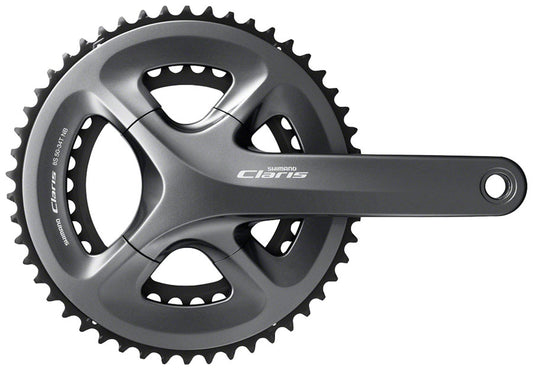 Shimano Claris FC-R2000 Crankset - 165mm 8-Speed 50/34t 110 BCD Hollowtech II Spindle Interface BLK-Goodwynn's