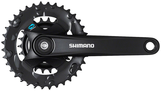 Shimano FC-M315-B2 Crankset - 175mm 7/8-Speed Riveted JIS Square Taper Spindle Interface 48.8mm Chainline BLK-Goodwynn's