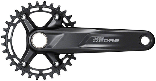 Shimano Deore FC-M5100-1 Crankset - 175mm 10/11-Speed 32t 96 BCD Hollowtech II Spindle Interface BLK-Goodwynn's