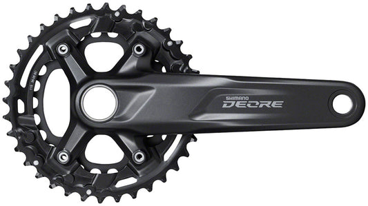 Shimano Deore FC-M5100-B2 Crankset - 175mm 11-Speed 36/26t 96/64 BCD Hollowtech II Spindle Interface BLK-Goodwynn's
