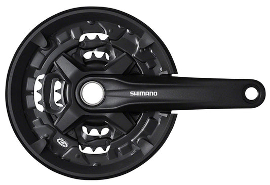 Shimano FC-MT210-3 Crankset - 170mm 9-Speed 40/30/22t Riveted 50mm Chainline BLK-Goodwynn's