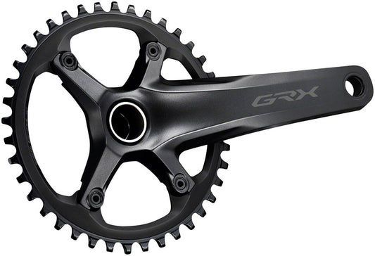 Shimano GRX FC-RX600-1 Crankset - 175mm 11-Speed 40t 110 BCD Hollowtech II Spindle Interface BLK-Goodwynn's