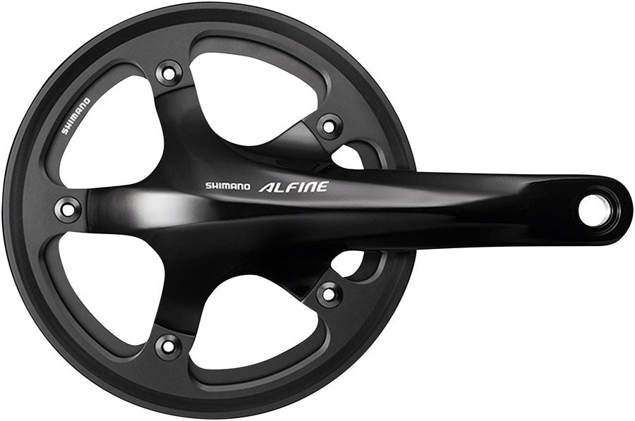 Shimano Alfine FC-S501 Crankset - 170mm 8/9-Speed 130BCD 39t 24mm Hollow Spindle Includes BSA Bottom Bracket BLK-Goodwynn'sGoodwynn's