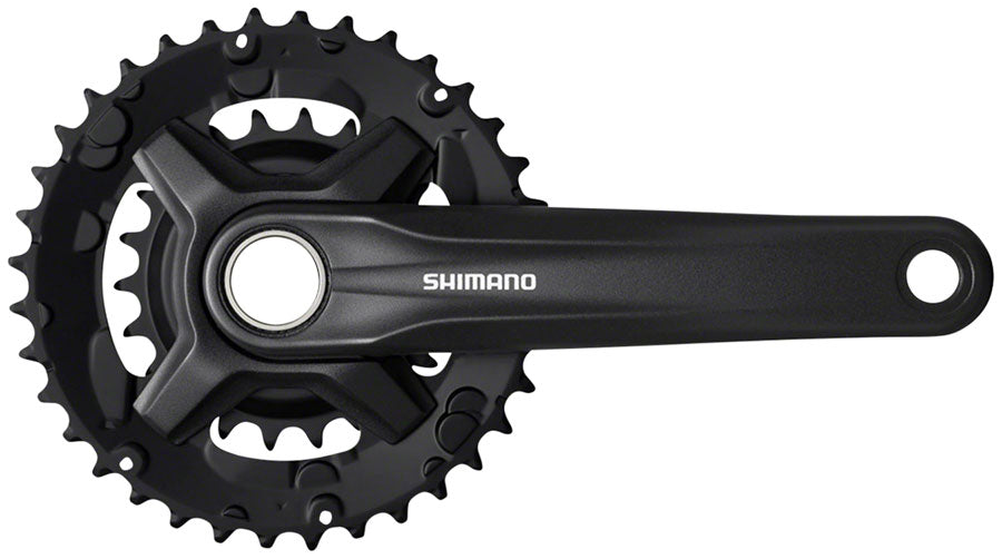 Shimano FC-MT210-2 Crankset - 170mm 9-Speed 46/30t 48.8mm Chainline Riveted BLK-Goodwynn'sGoodwynn's