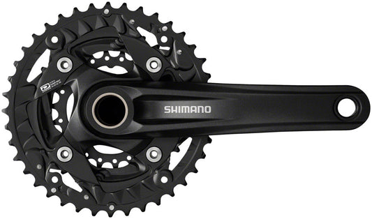 Shimano FC-MT500-3 Crankset - 175mm 10-Speed 40/30/22t 96/64 BCD Black-Goodwynn's