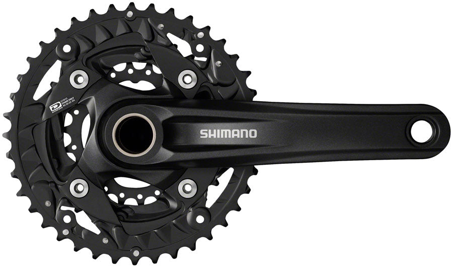 Shimano FC-MT500-3 Crankset - 170mm 10-Speed 40/30/22t 96/64 BCD Black-Goodwynn'sGoodwynn's