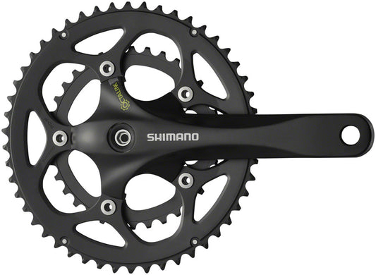 Shimano FC-R345-L Crankset - 175mm 9-Speed 50/34t 5-bolt / 110 BCD Octalink V2 Spindle Interface BLK-Goodwynn's