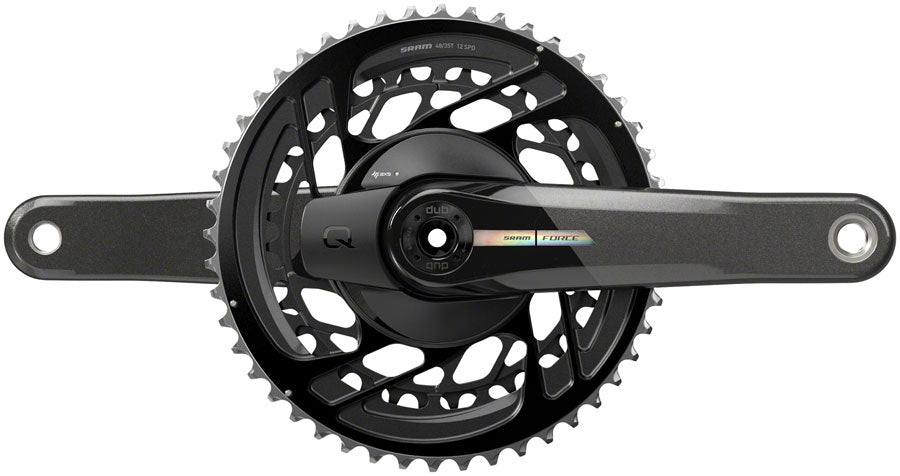 SRAM Force AXS Power Meter Crankset - 175mm 2x 12-Speed 48/35t Direct Mount DUB Spindle Interface Iridescent Gray D2-Goodwynn'sGoodwynn's