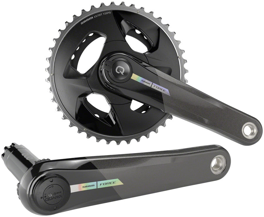 SRAM Force AXS Wide Power Meter Crankset - 165mm 2x 12-Speed 43/30t 94 BCD DUB Spindle Interface Iridescent Gray D2-Goodwynn'sGoodwynn's