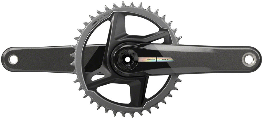 SRAM Force 1 Wide Crankset - 175mm 12-Speed 40t Direct Mount DUB Spindle Interface Iridescent Gray D2-Goodwynn'sGoodwynn's