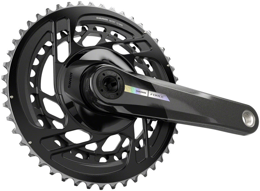 SRAM Force Crankset - 165mm 2x 12-Speed 48/35t Direct Mount DUB Spindle Interface Iridescent Gray D2-Goodwynn'sGoodwynn's