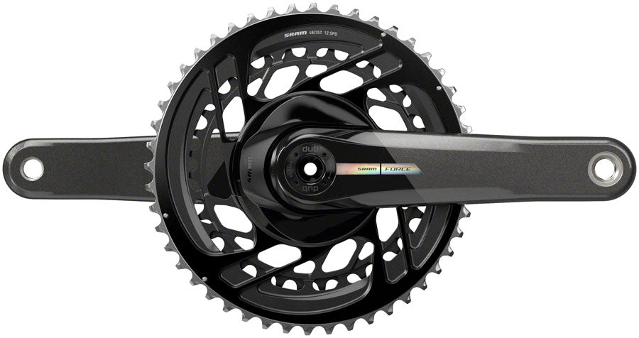 SRAM Force Crankset - 170mm 2x 12-Speed 48/35t Direct Mount DUB Spindle Interface Iridescent Gray D2-Goodwynn'sGoodwynn's
