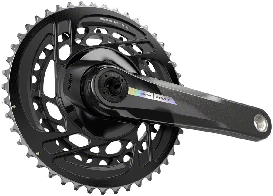 SRAM Force Crankset - 167.5mm 2x 12-Speed 46/33t Direct Mount DUB Spindle Interface Iridescent Gray D2-Goodwynn'sGoodwynn's