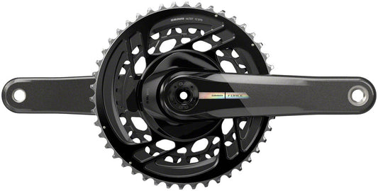 SRAM Force Crankset - 167.5mm 2x 12-Speed 46/33t Direct Mount DUB Spindle Interface Iridescent Gray D2-Goodwynn's